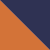 warning orange/dark blue